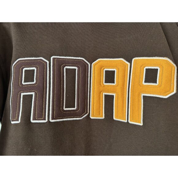 All Dreams Are Possible ADAP Y2K tracksuit hoodie sweats brown M Medium custom - Picture 8 of 16